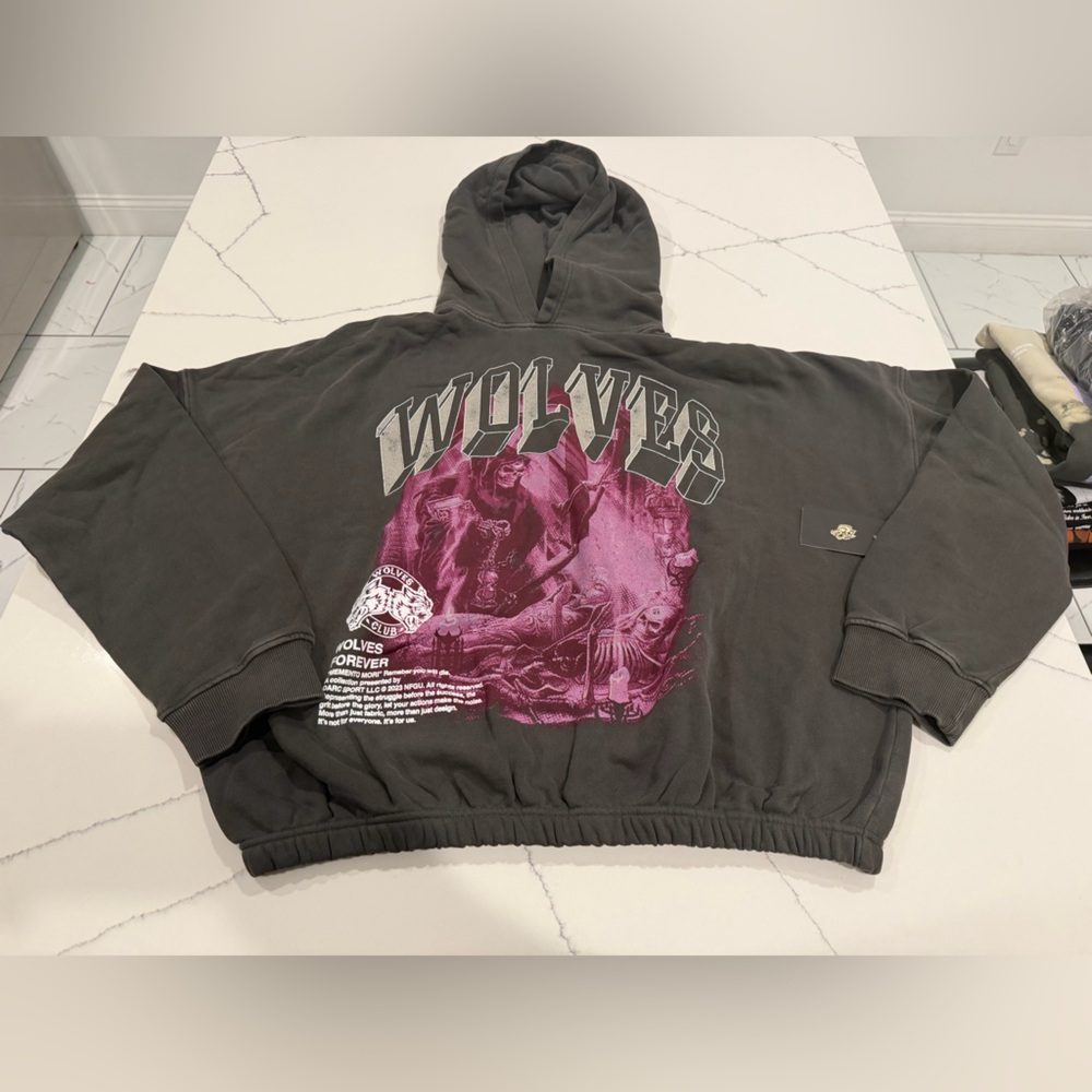 Darc Sport Vintage Club Charcoal Pullover Hoodie